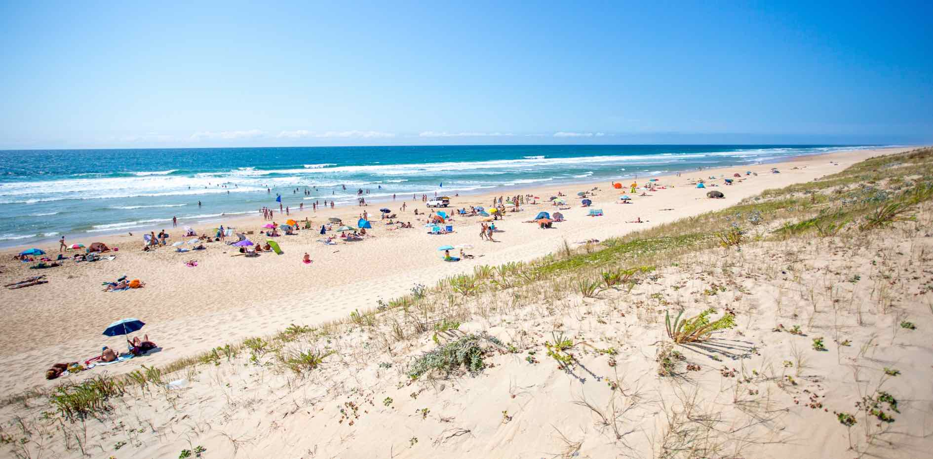 Plage naturiste des Landes au camping Arna
